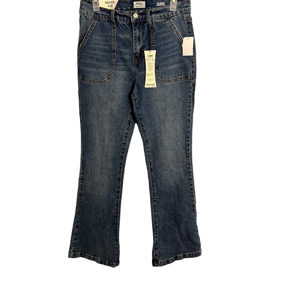 3/$30 ☀️ Kensie Georgie High Rise Flare Jeans